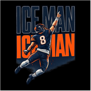 caleb williams iceman Posters and Art