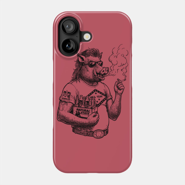Born a Pig Phone Case by rt-shirts