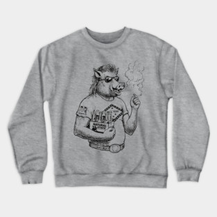 Born a Pig Crewneck Sweatshirt