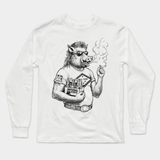 Born a Pig Long Sleeve T-Shirt