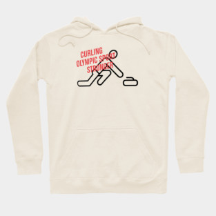 Curling Olympic Sport Stronger Together Hoodie