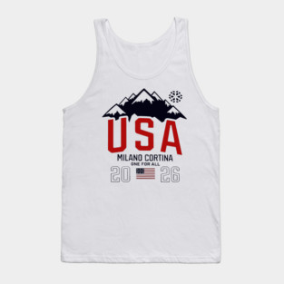 Team Usa 2026 Olympic Milano Cortina One For All Tank Top