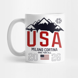 Team Usa 2026 Olympic Milano Cortina One For All Mug