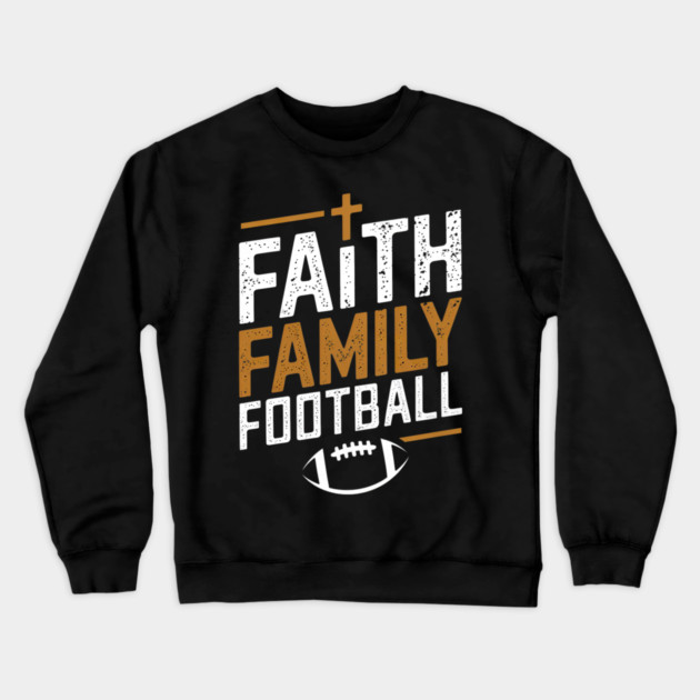 Family Football Christian Crewneck Sweatshirt by yangho