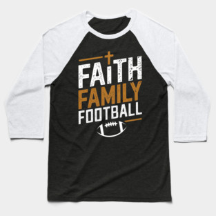 Family Football Christian Baseball T-Shirt