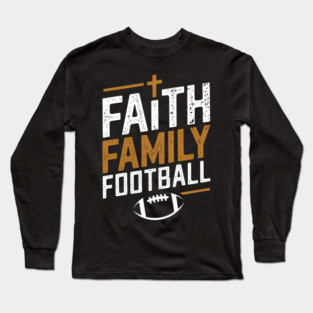 Family Football Christian Long Sleeve T-Shirt