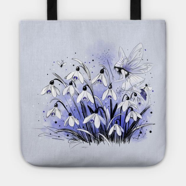 Snowdrop Fairy Tote by H. R. Sinclair