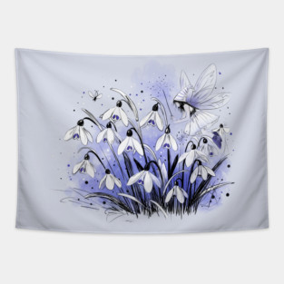 Snowdrop Fairy Tapestry