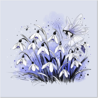 Snowdrop Fairy Posters and Art