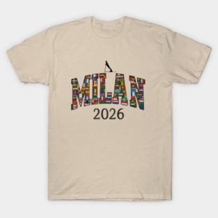 Milano Cortina 2026 Italy Winter Sports olympic 2026 T-Shirt