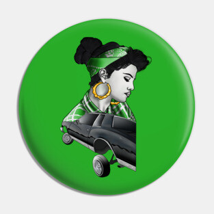 Lowrider chola Pin