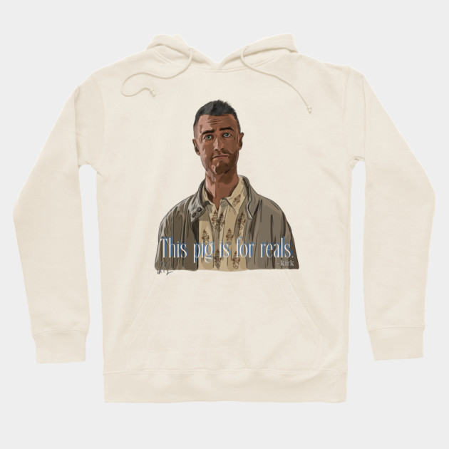 A Film By Kirk: This Pig Is For Reals Hoodie by 51Deesigns