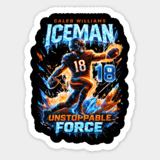 caleb-williams-iceman Sticker