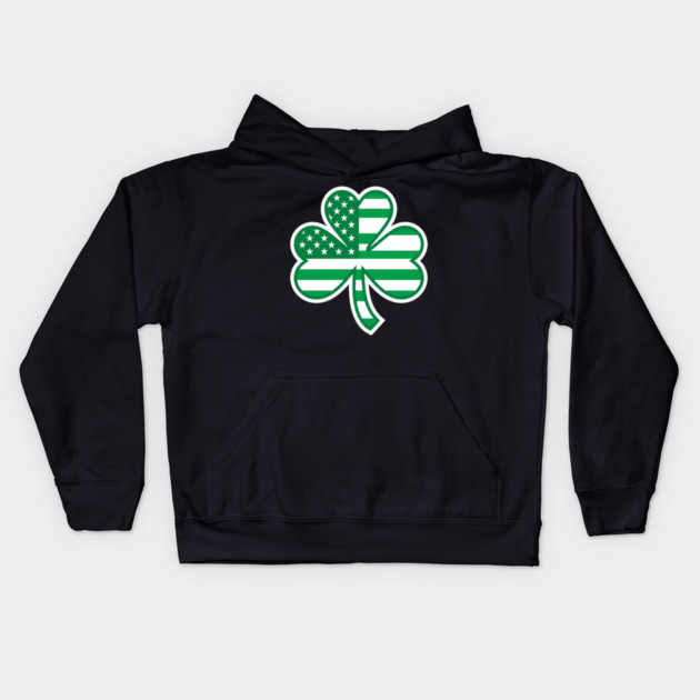 st-patricks-day Kids Hoodie by Creatifly Graphic Tees