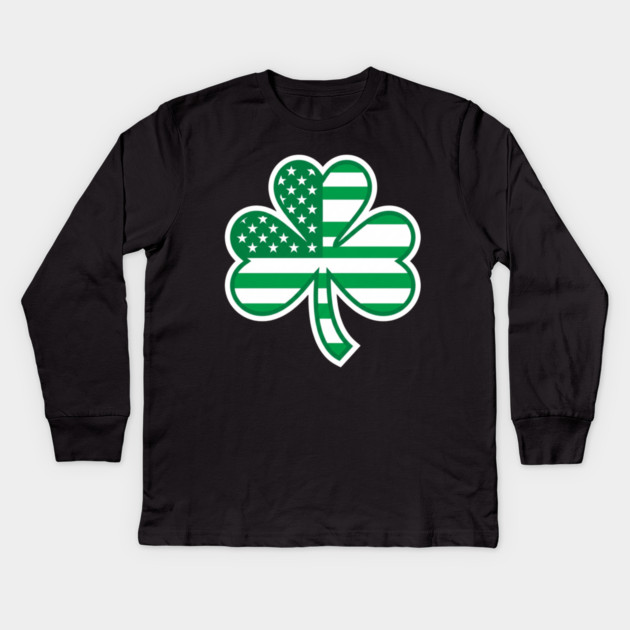 st-patricks-day Kids Long Sleeve T-Shirt by Creatifly Graphic Tees