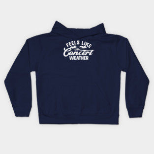 Concert Weather Kids Hoodie