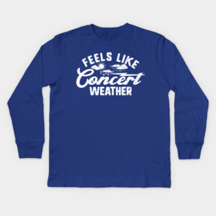Concert Weather Kids Long Sleeve T-Shirt