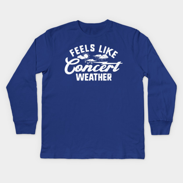 Concert Weather Kids Long Sleeve T-Shirt by rt-shirts