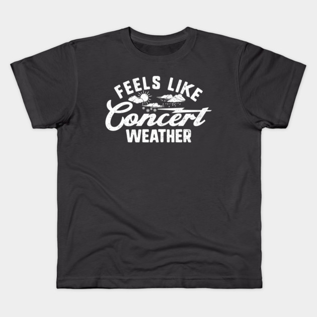 Concert Weather Kids T-Shirt by rt-shirts