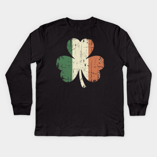 st-patricks-day Kids Long Sleeve T-Shirt by Creatifly Graphic Tees