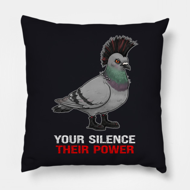Your Silence Their Power Pillow by Charles's Store 8