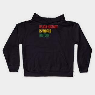 black-history-month Kids Hoodie