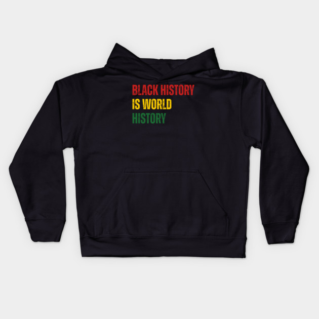 black-history-month Kids Hoodie by Creatifly Graphic Tees