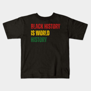 black-history-month Kids T-Shirt