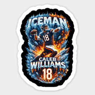 caleb-williams-iceman Sticker