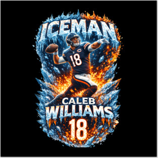 caleb-williams-iceman Posters and Art