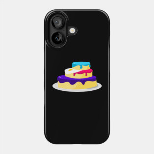 Polyamory Cake Pride Flag Phone Case