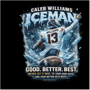 caleb-williams-iceman Posters and Art