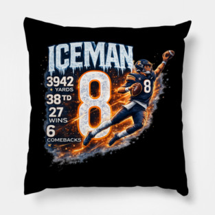 caleb-williams-iceman Pillow