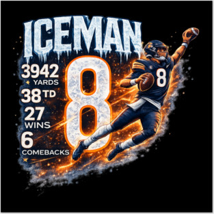 caleb-williams-iceman Posters and Art