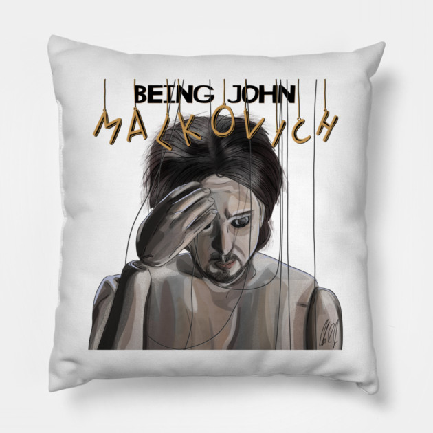 Being John Malkovich: The Puppeteer's Puppet Pillow by 51Deesigns