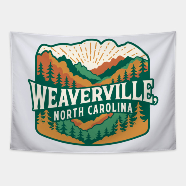 Weaverville Nc Tapestry by JessArty