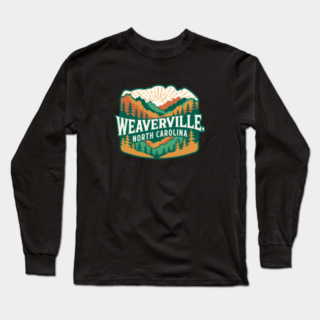 Weaverville Nc Long Sleeve T-Shirt by JessArty