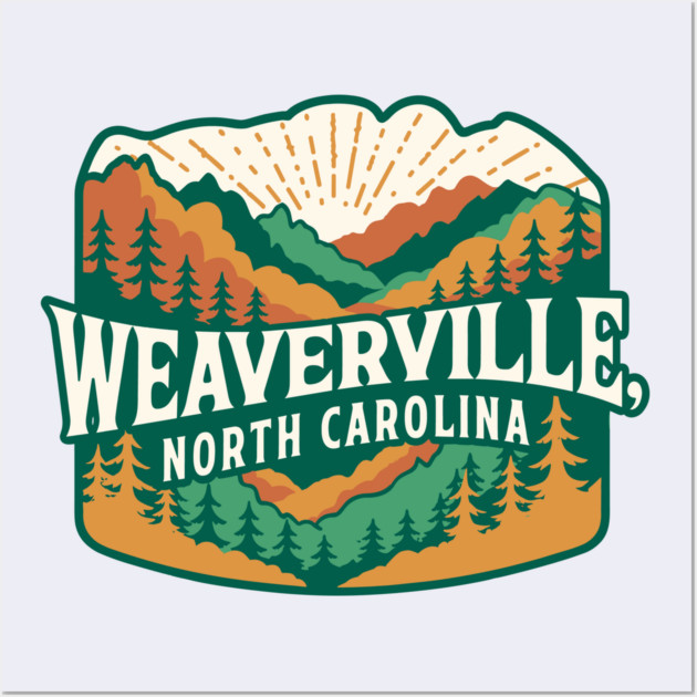 Weaverville Nc Wall Art by JessArty
