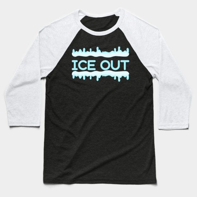ice-out Baseball T-Shirt by Creatifly Graphic Tees
