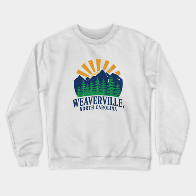 Weaverville Nc Crewneck Sweatshirt by JessArty