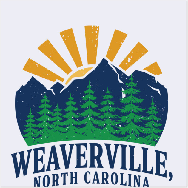 Weaverville Nc Wall Art by JessArty