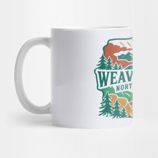 Weaverville NC Vintage Forest Mug