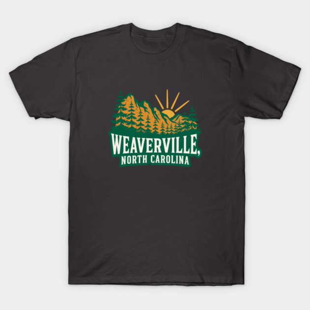 Weaverville North Carolina T-Shirt by JessArty