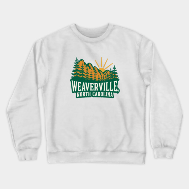 Weaverville North Carolina Crewneck Sweatshirt by JessArty