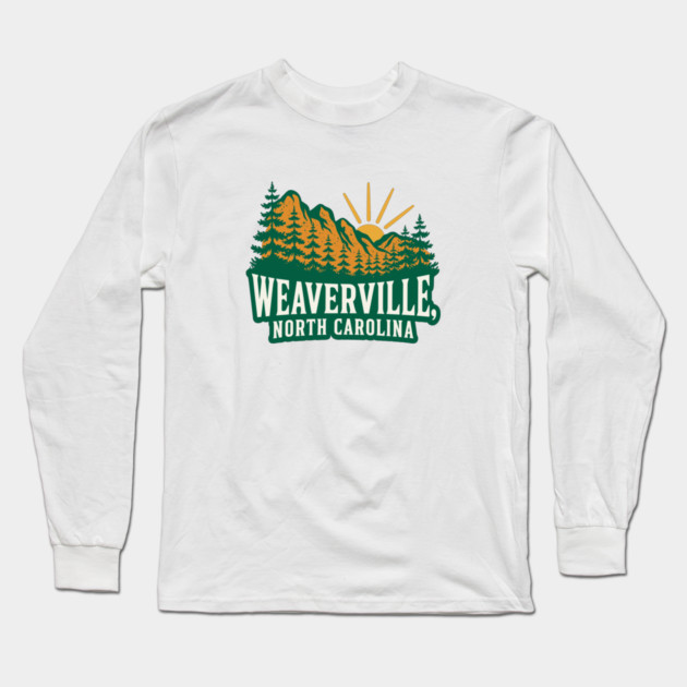 Weaverville North Carolina Long Sleeve T-Shirt by JessArty