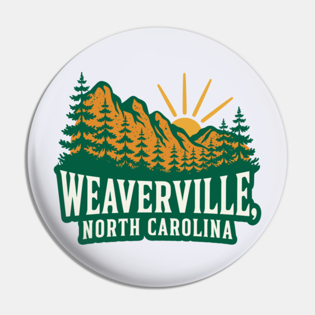 Weaverville North Carolina Pin by JessArty