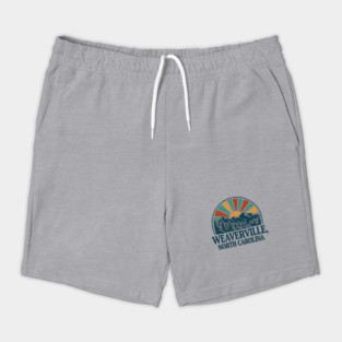 Weaverville NC Retro Sunset Shorts