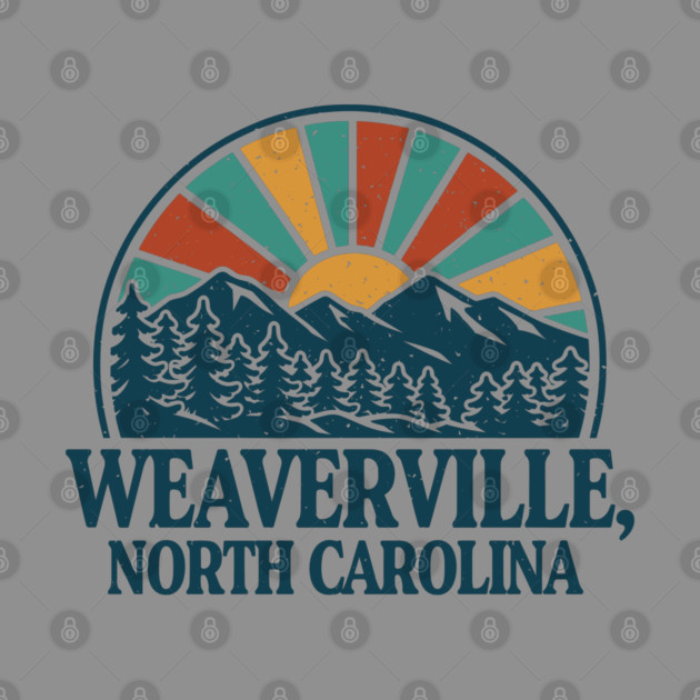 Weaverville NC Retro Sunset by JessArty