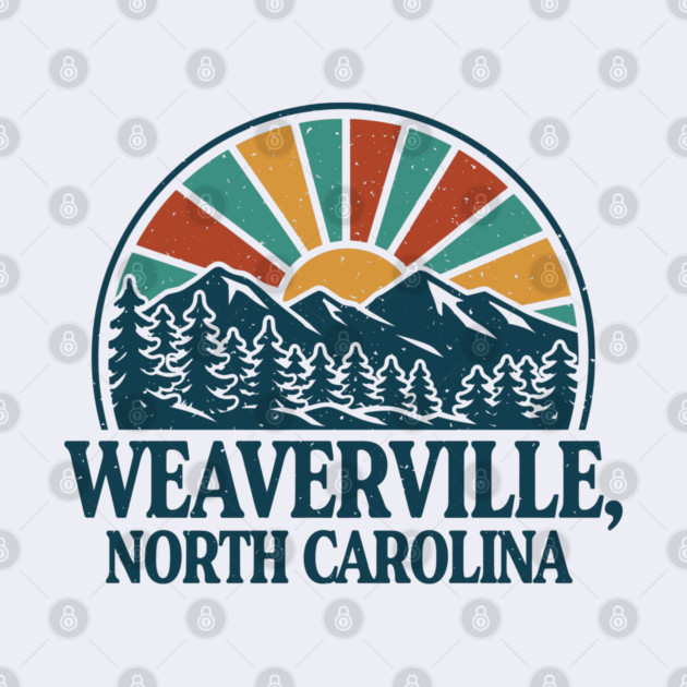 Weaverville NC Retro Sunset by JessArty