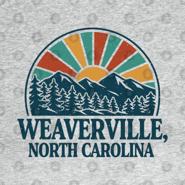 Weaverville NC Retro Sunset by JessArty